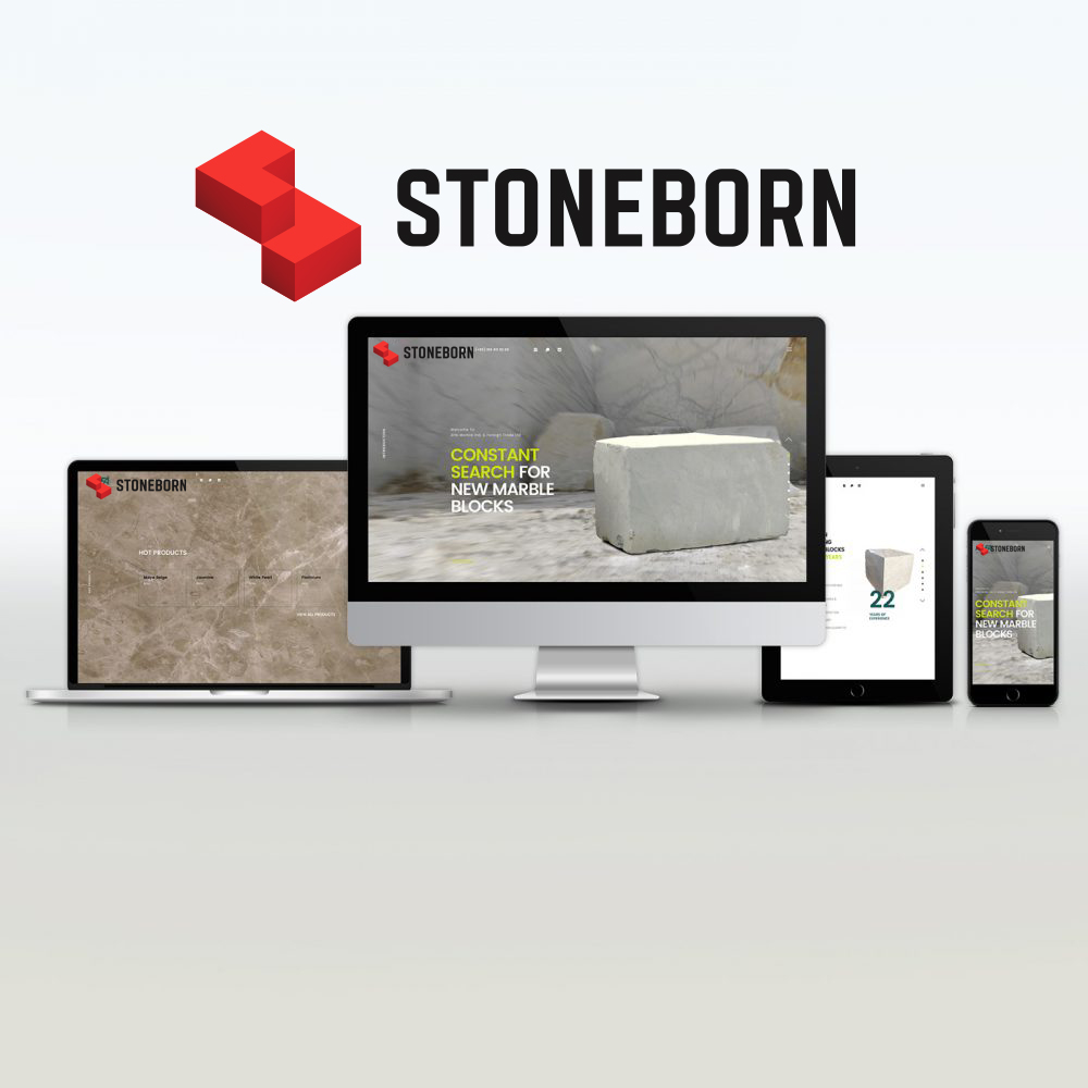 Stoneborn website tasarımı